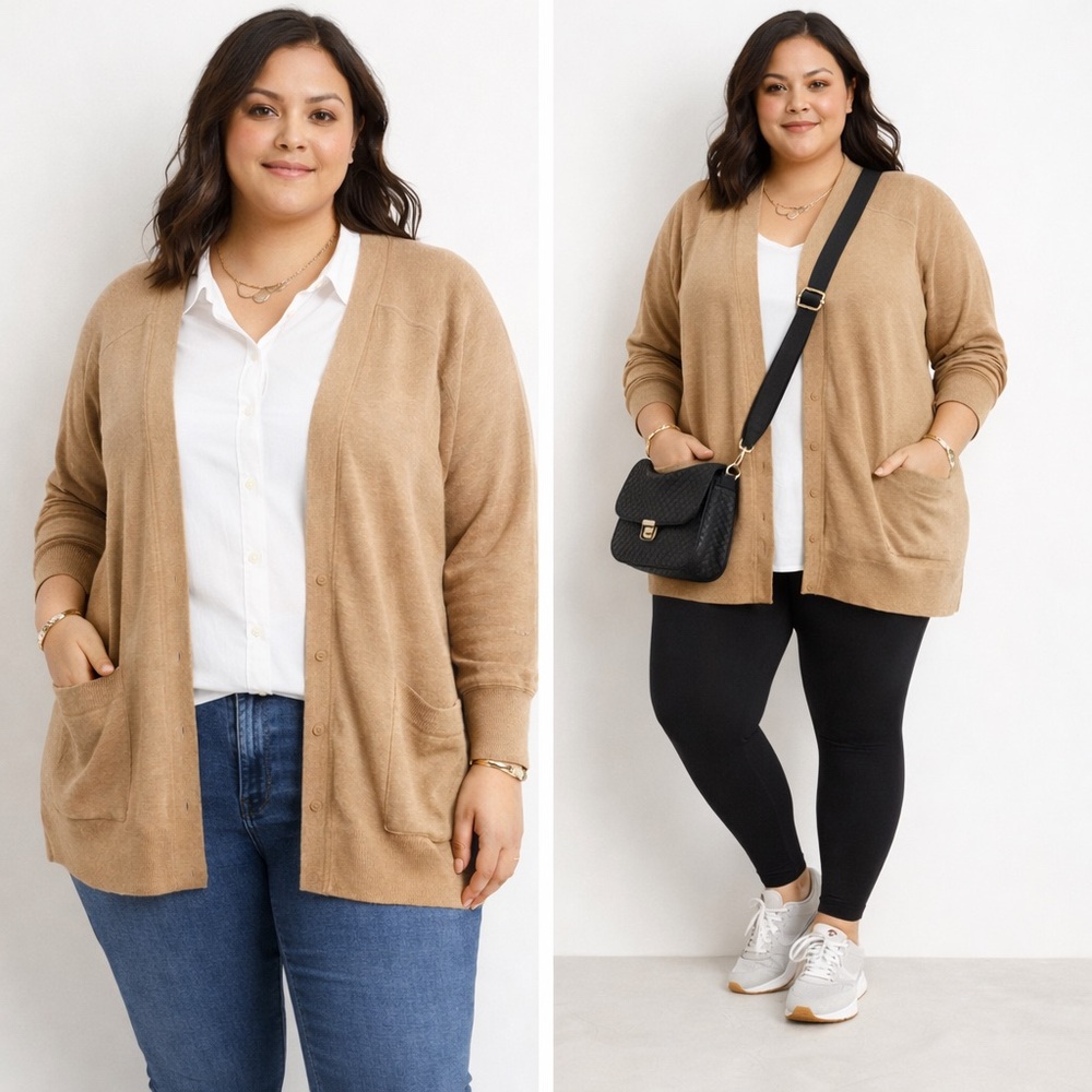 a.n.a Tan Women's Cardigan